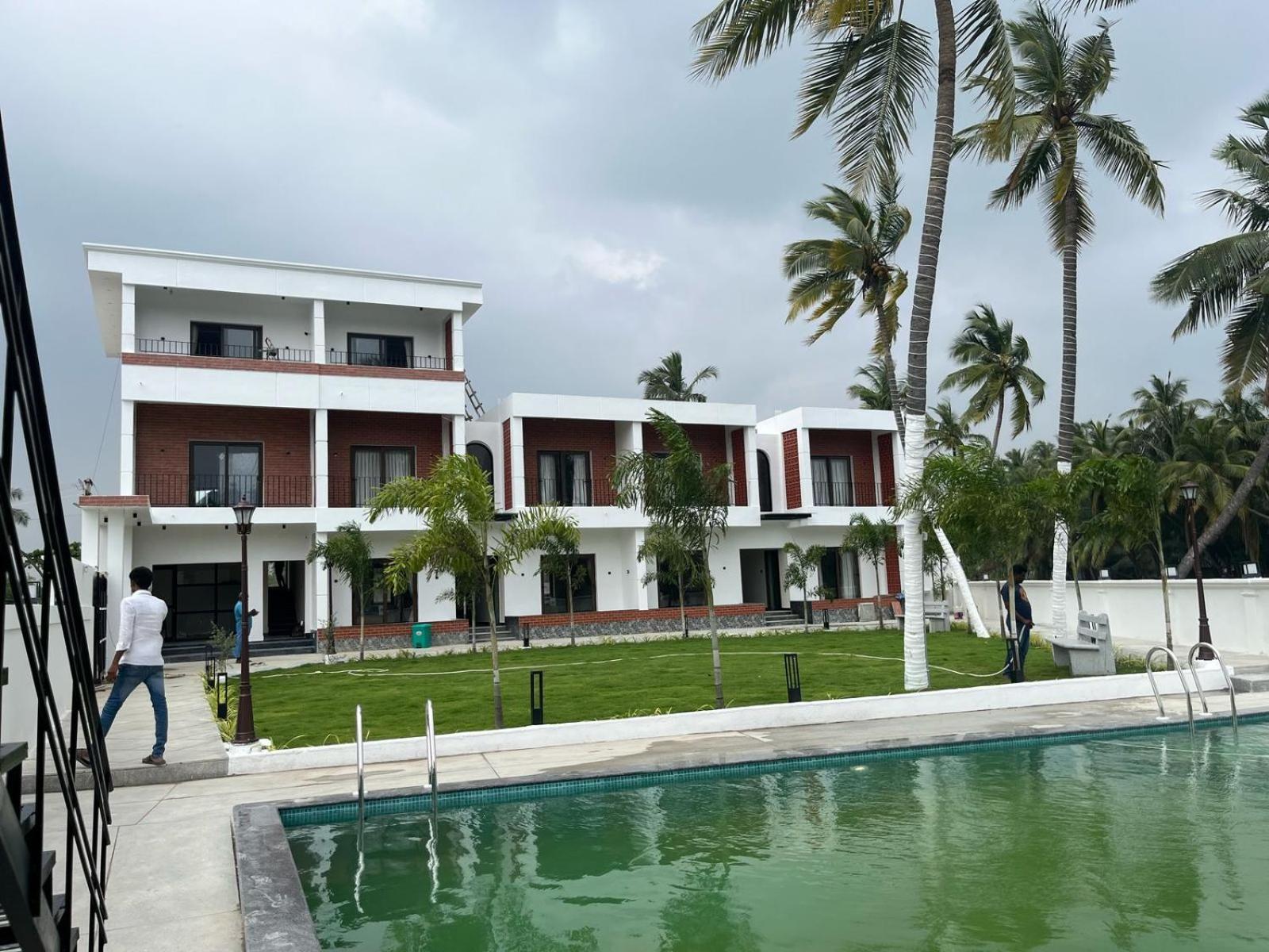 Trigon Retreat Hotel Pūrnānkuppam Eksteriør billede
